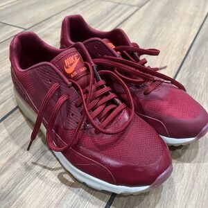 Nike Air Max 90 Ultra Noble Red / Summit White 845110-600 Retro Women's Size 9.5